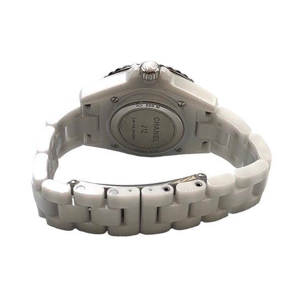 シャネル CHANEL J12 33ｍｍ H5703 ホワイト セラミック レディース 腕時計