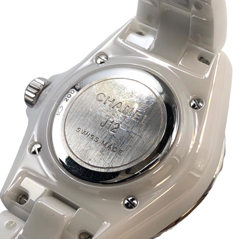 シャネル CHANEL J12 33ｍｍ H5703 ホワイト セラミック レディース 腕時計