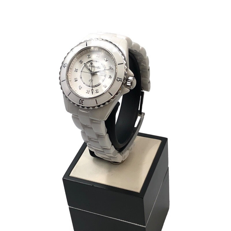 シャネル CHANEL J12 33ｍｍ H5703 ホワイト セラミック レディース 腕時計