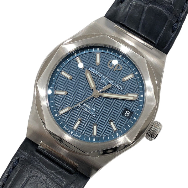 ジラール・ペルゴ GIRARD PERREGAUX ロレアート 81010-11-431-BB6A ブルー/シルバーケース ステンレススチール メンズ