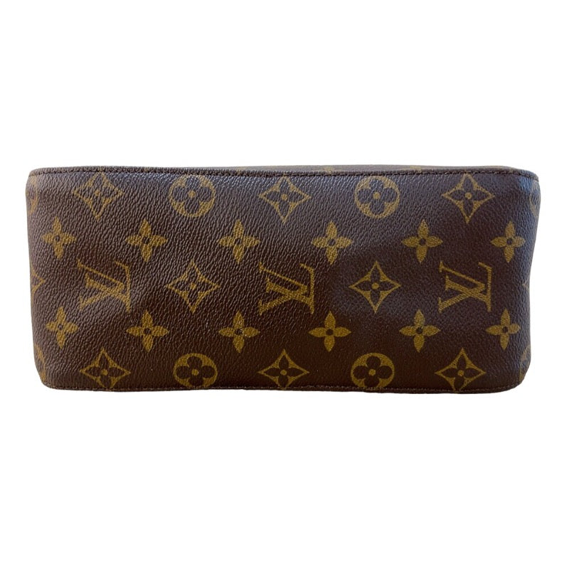 ルイ・ヴィトン LOUIS VUITTON ルーピングMM M51146 ブラウン　ゴールド金具 モノグラム レディース ショルダーバッグ