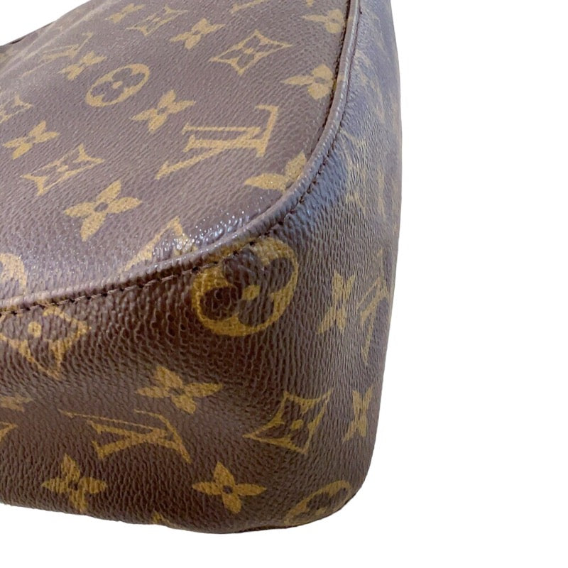 ルイ・ヴィトン LOUIS VUITTON ルーピングMM M51146 ブラウン　ゴールド金具 モノグラム レディース ショルダーバッグ