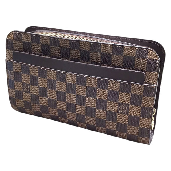 ルイ・ヴィトン LOUIS VUITTON サンルイ N51993 ブラウン PVC レザー レディース クラッチバッグ