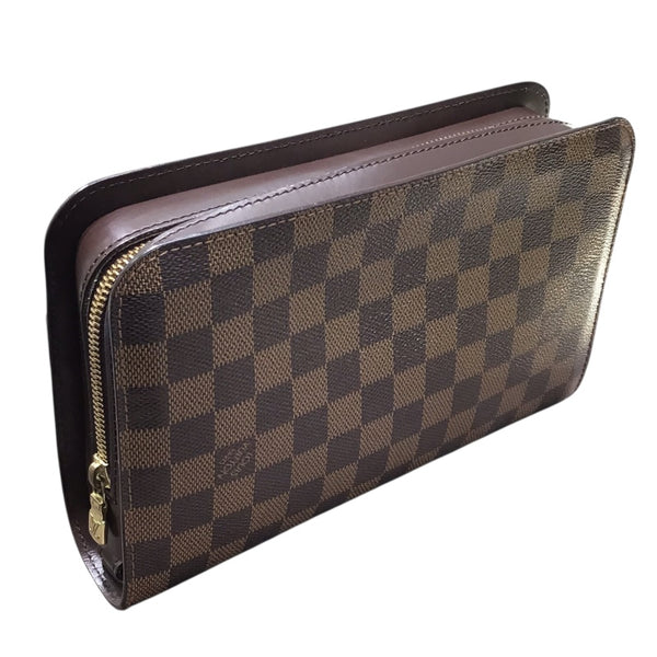 ルイ・ヴィトン LOUIS VUITTON サンルイ N51993 ブラウン PVC レザー レディース クラッチバッグ