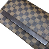 ルイ・ヴィトン LOUIS VUITTON サンルイ N51993 ブラウン PVC レザー レディース クラッチバッグ