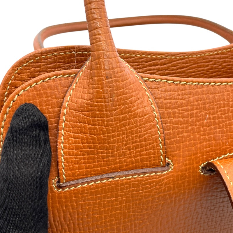 ロエベ LOEWE バルセロナハンドバッグ ブラウン レザー レディース ハンドバッグ