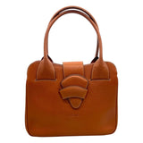 ロエベ LOEWE バルセロナハンドバッグ ブラウン レザー レディース ハンドバッグ