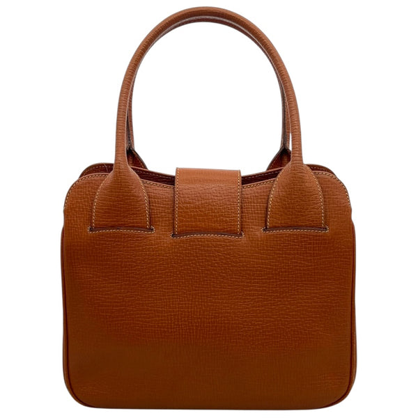 ロエベ LOEWE バルセロナハンドバッグ ブラウン レザー レディース ハンドバッグ
