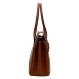 ロエベ LOEWE バルセロナハンドバッグ ブラウン レザー レディース ハンドバッグ