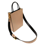 フェンディ FENDI ショッピングバッグ スモール 8BH382 ピンク ゴールド金具 レザー レディース ショルダーバッグ