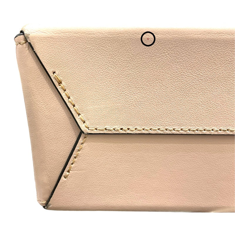 フェンディ FENDI ショッピングバッグ スモール 8BH382 ピンク ゴールド金具 レザー レディース ショルダーバッグ