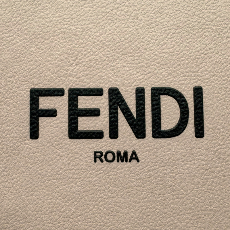 フェンディ FENDI バーティカルカバ ボックス 8BT339 ピンク×ブラック ゴールド金具 レザー レディース ショルダーバッグ