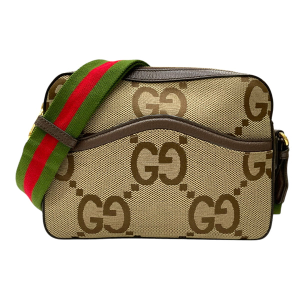 グッチ GUCCI ジャンボGG メッセンジャーバッグ 675891 ブラウン ジャンボGGキャンバス ユニセックス ショルダーバッグ