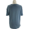 モンクレール MONCLER フロックロゴ Tシャツ 8C000 ブルー コットン メンズ 半袖Ｔシャツ