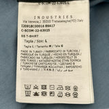 モンクレール MONCLER フロックロゴ Tシャツ 8C000 ブルー コットン メンズ 半袖Ｔシャツ