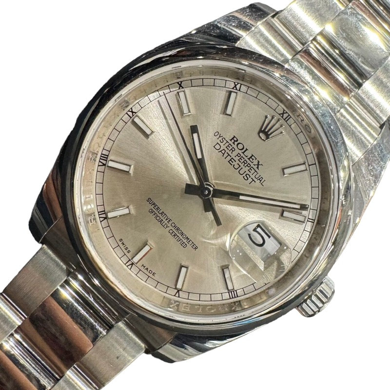 ロレックス ROLEX デイトジャスト36 116200 シルバー SS メンズ 腕時計 | 中古ブランドリユースショップ OKURA(おお蔵)