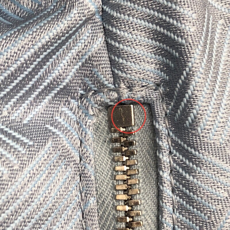 ボッテガ・ヴェネタ BOTTEGA VENETA ダブルノット ミニ 658049 ブルー ナイロン レディース ハンドバッグ