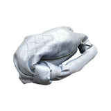 ボッテガ・ヴェネタ BOTTEGA VENETA ダブルノット ミニ 658049 ブルー ナイロン レディース ハンドバッグ