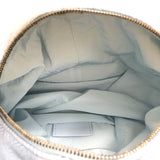 ボッテガ・ヴェネタ BOTTEGA VENETA ダブルノット ミニ 658049 ブルー ナイロン レディース ハンドバッグ