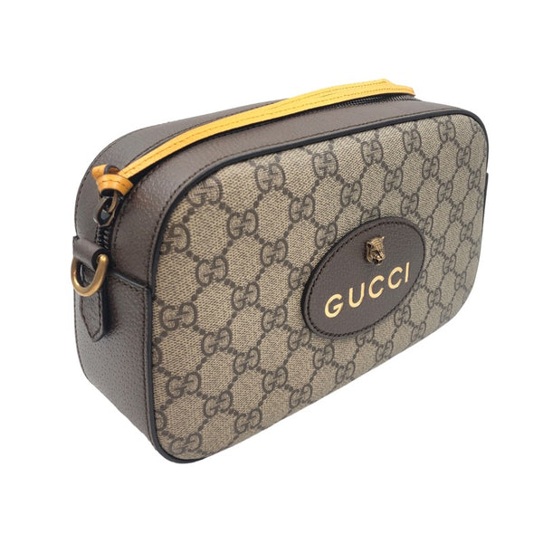 グッチ GUCCI ネオヴィンテージ メッセンジャー　GGスプリーム 476466  ブラウン レディース ショルダーバッグ