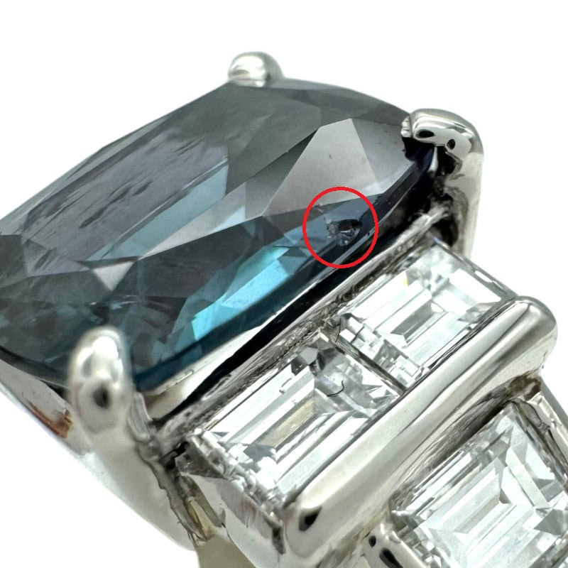 アレキサンドライト ダイヤリング 約11号 AX:1.84ct D:1.11ct Pt900 アレキサンドライト ジュエリー