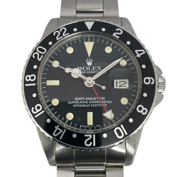 ロレックス ROLEX GMTマスター 1675 ブラック SS 自動巻き メンズ 腕時計