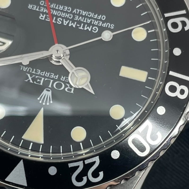 ロレックス ROLEX GMTマスター 1675 ブラック SS 自動巻き メンズ 腕時計