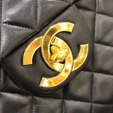 シャネル CHANEL デカマトラッセ34 A01094 ブラック 　ゴールド金具 ラムスキン レディース ショルダーバッグ