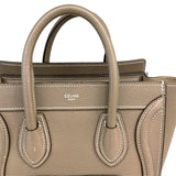 セリーヌ CELINE ラゲージ ナノショッパー 189243 トープ ドラムドカーフ レディース ショルダーバッグ