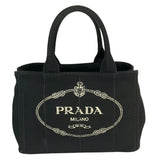 プラダ PRADA カナパトート 1BG439 ブラック キャンバス レディース ショルダーバッグ