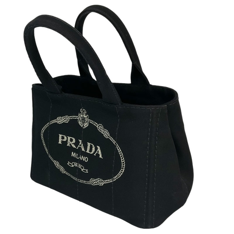 プラダ PRADA カナパトート 1BG439 ブラック キャンバス レディース ショルダーバッグ | 中古ブランドリユースショップ  OKURA(おお蔵)