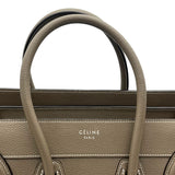 セリーヌ CELINE ラゲージ マイクロショッパー 167793 トープ シルバー金具 カーフレザー レディース ハンドバッグ