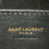 サンローラン SAINT LAURENT ベイビーカバスS 568853 ブラック カーフ レディース ハンドバッグ