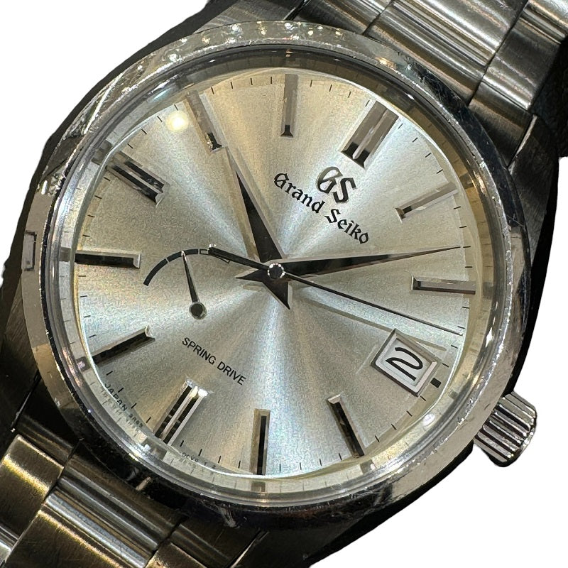 セイコー SEIKO Grand Seiko ヘリテージコレクション スプリングドライブ SBGA437 シルバー ステンレススチール 自動巻き メンズ 腕時計