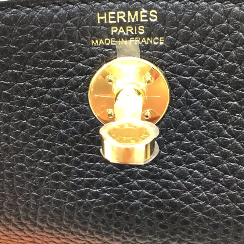 エルメス HERMES リンディミニ/B刻印 ブラック トリヨン レディース