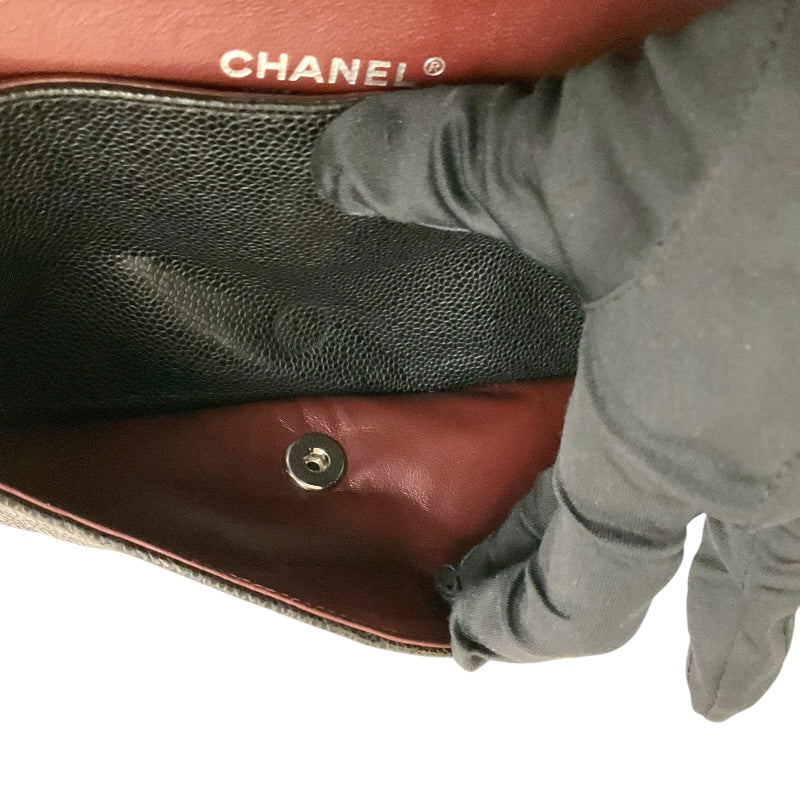 シャネル CHANEL マトラッセ25 A01112 ブラック キャビアスキン レディース ショルダーバッグ