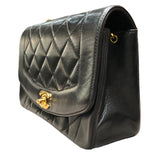 シャネル CHANEL ダイアナ22 A01164 ブラック ゴールド金具 ラムスキン レディース ショルダーバッグ