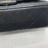 シャネル CHANEL マトラッセ25 A01112 ブラック/シルバー金具 キャビアスキン レディース ショルダーバッグ