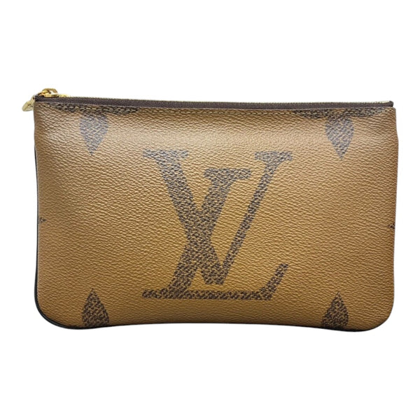 ルイ・ヴィトン LOUIS VUITTON ポシェット・ドゥーブル ジップ M69203 モノグラム・ジャイアント リバース キャンバス レディース ショルダーバッグ
