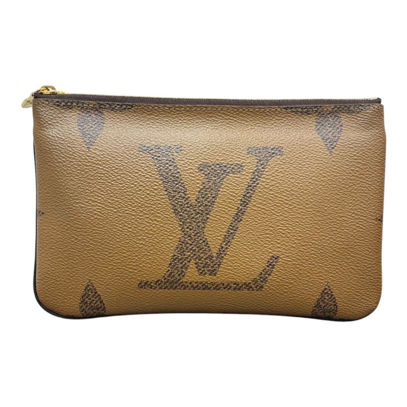 ルイ・ヴィトン LOUIS VUITTON ポシェット・ドゥーブル ジップ M69203 モノグラム・ジャイアント リバース キャンバス レディース ショルダーバッグ