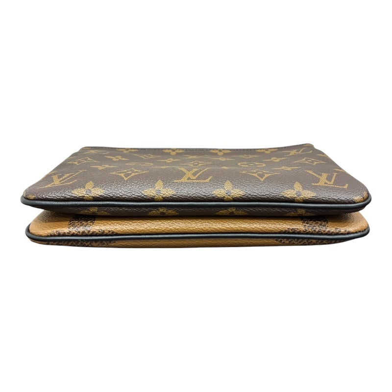ルイ・ヴィトン LOUIS VUITTON ポシェット・ドゥーブル ジップ M69203 モノグラム・ジャイアント リバース キャンバス レディース ショルダーバッグ