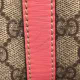 グッチ GUCCI GGプラスハンドバッグ 193604 ブラウン　ピンクレザー GGプラス　レザー レディース ハンドバッグ