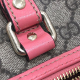 グッチ GUCCI GGプラスハンドバッグ 193604 ブラウン　ピンクレザー GGプラス　レザー レディース ハンドバッグ