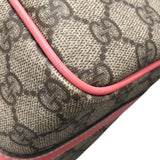 グッチ GUCCI GGプラスハンドバッグ 193604 ブラウン　ピンクレザー GGプラス　レザー レディース ハンドバッグ
