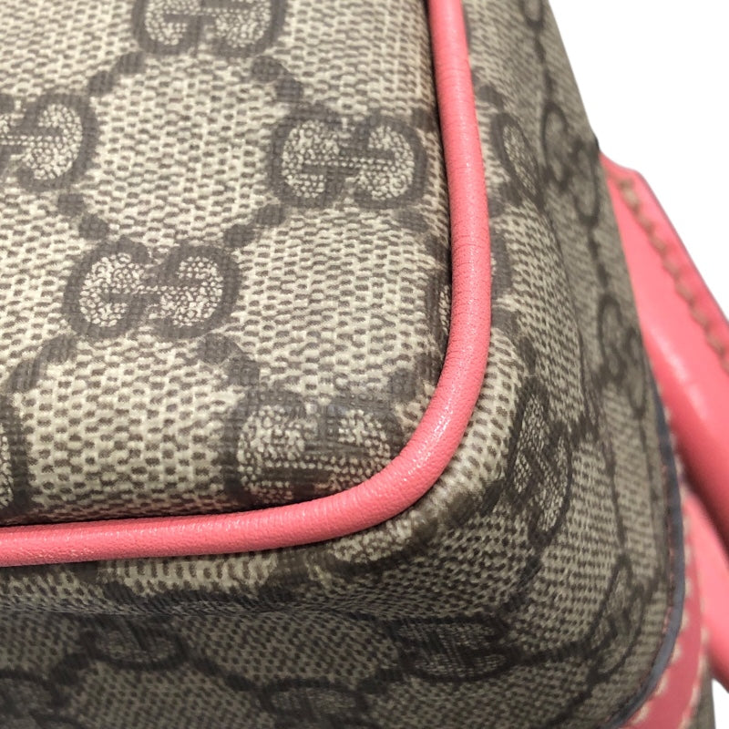 グッチ GUCCI GGプラスハンドバッグ 193604 ブラウン　ピンクレザー GGプラス　レザー レディース ハンドバッグ