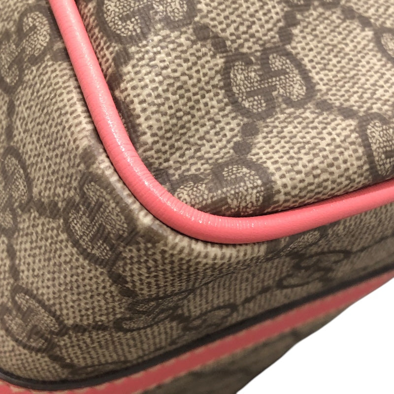 グッチ GUCCI GGプラスハンドバッグ 193604 ブラウン　ピンクレザー GGプラス　レザー レディース ハンドバッグ