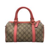 グッチ GUCCI GGプラスハンドバッグ 193604 ブラウン　ピンクレザー GGプラス　レザー レディース ハンドバッグ