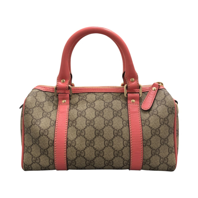 グッチ GUCCI GGプラスハンドバッグ 193604 ブラウン　ピンクレザー GGプラス　レザー レディース ハンドバッグ