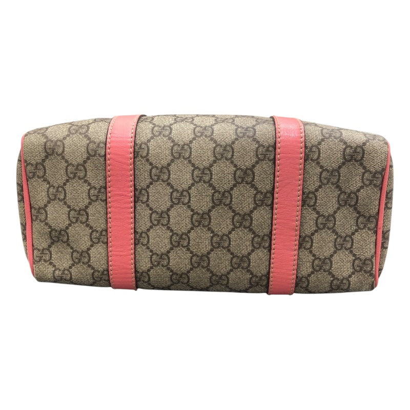 グッチ GUCCI GGプラスハンドバッグ 193604 ブラウン　ピンクレザー GGプラス　レザー レディース ハンドバッグ