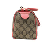 グッチ GUCCI GGプラスハンドバッグ 193604 ブラウン　ピンクレザー GGプラス　レザー レディース ハンドバッグ